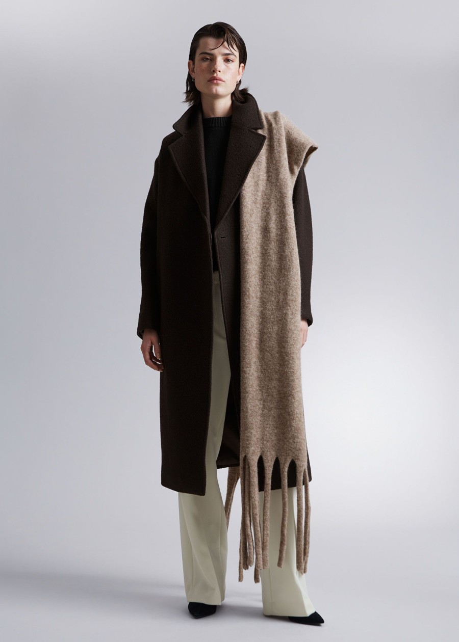 Klaer & Other Stories | Voluminos Belted Wool Coat Brun