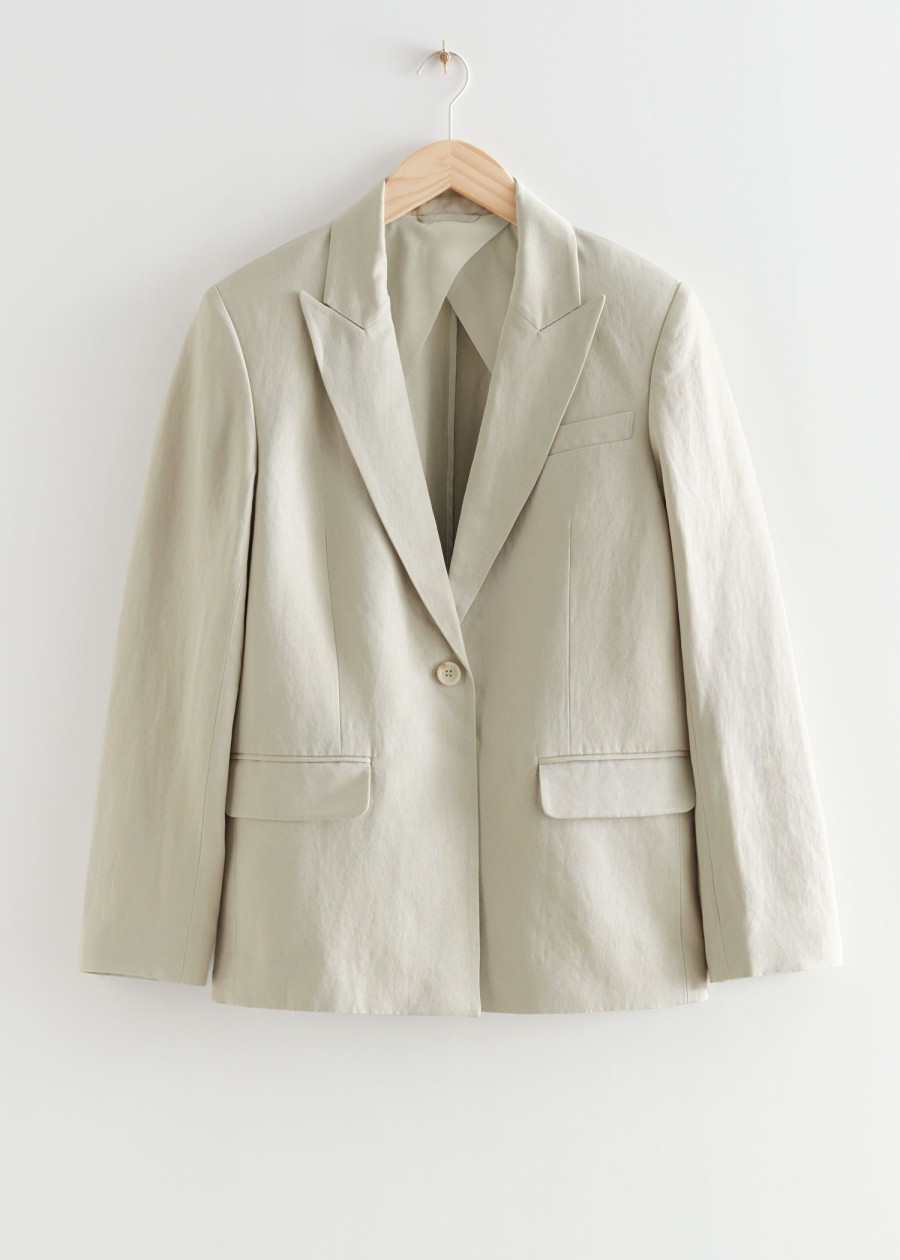 Klaer & Other Stories | Oversized Blazer Beige