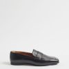 Sko & Other Stories | Klassiske Slim Leather Loafers Svart