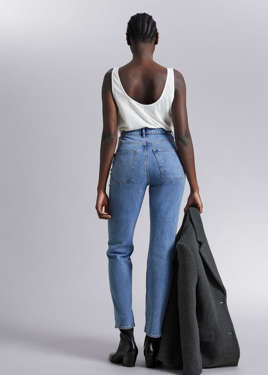 Klaer & Other Stories | Slanke Jeans Myk Bla