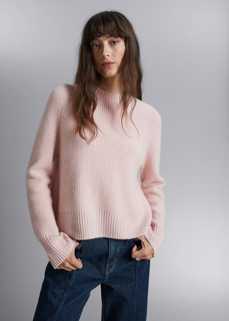 Klaer & Other Stories | Boxy Cashmere Jumper Fersken