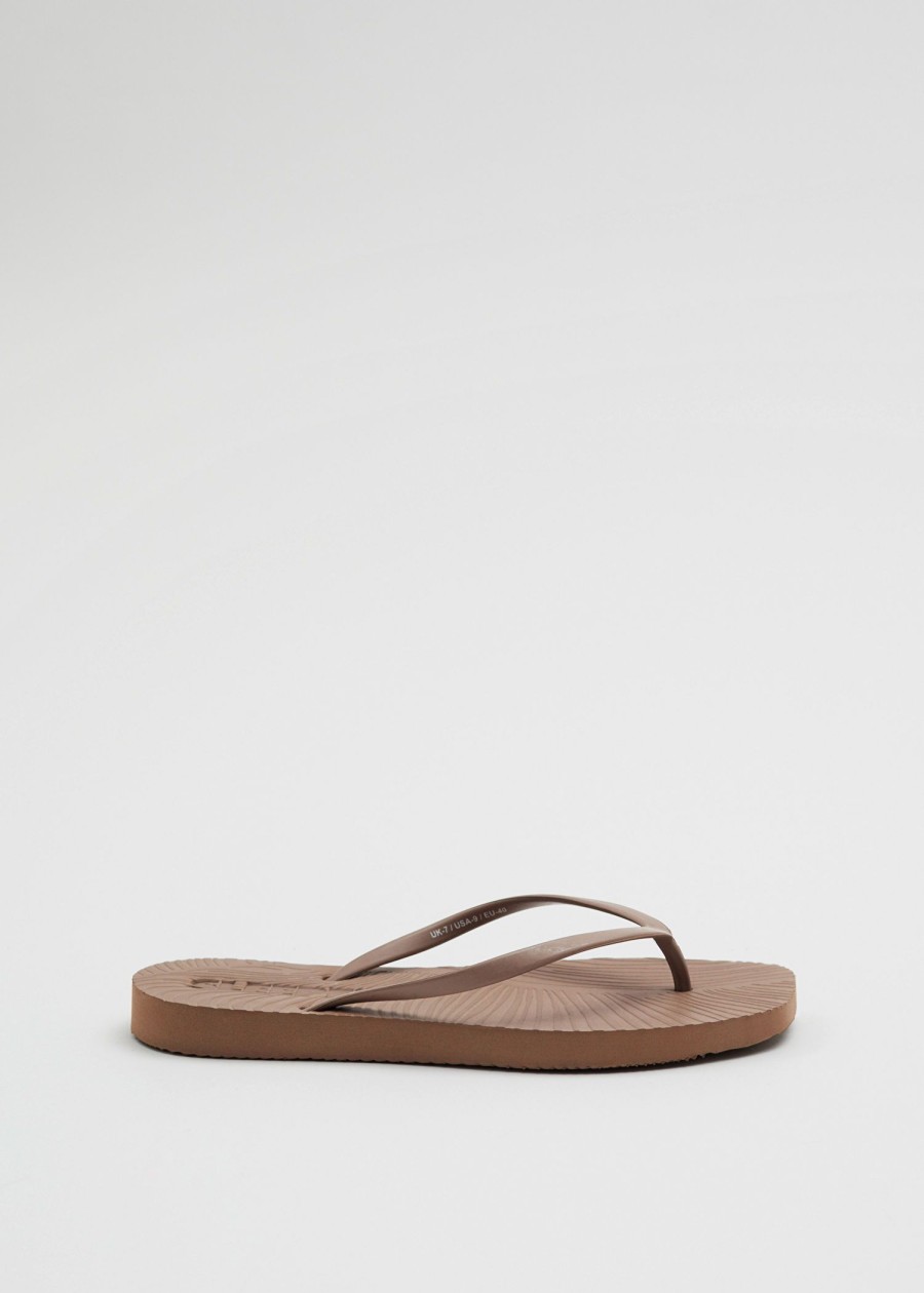 Sko & Other Stories | Sleepers Tapered Flip Flops Nougat