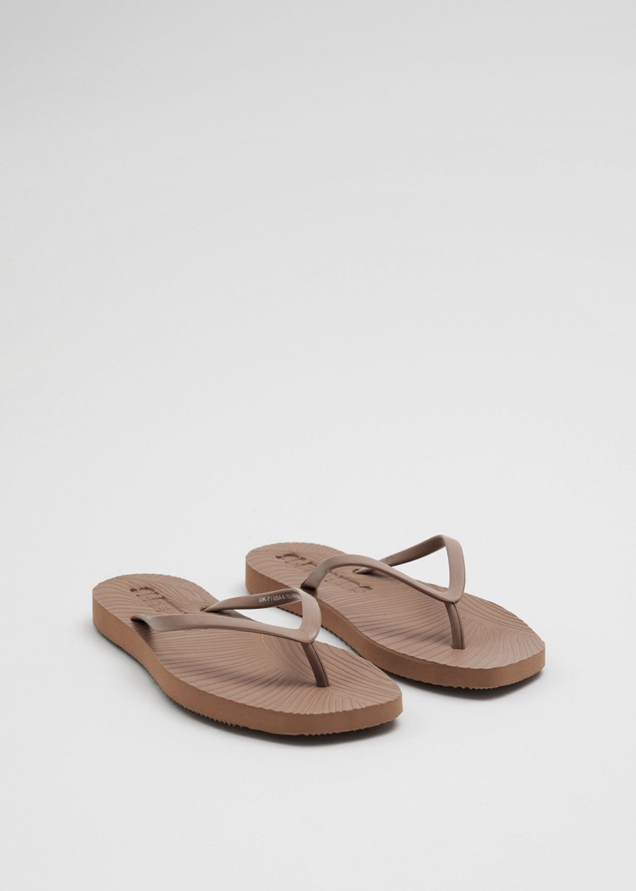 Sko & Other Stories | Sleepers Tapered Flip Flops Nougat