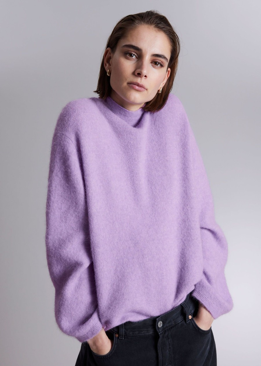 Klaer & Other Stories | Mock-Neck Strikket Genser Syrin