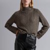 Klaer & Other Stories | Mock Neck Merino Jumper Gra