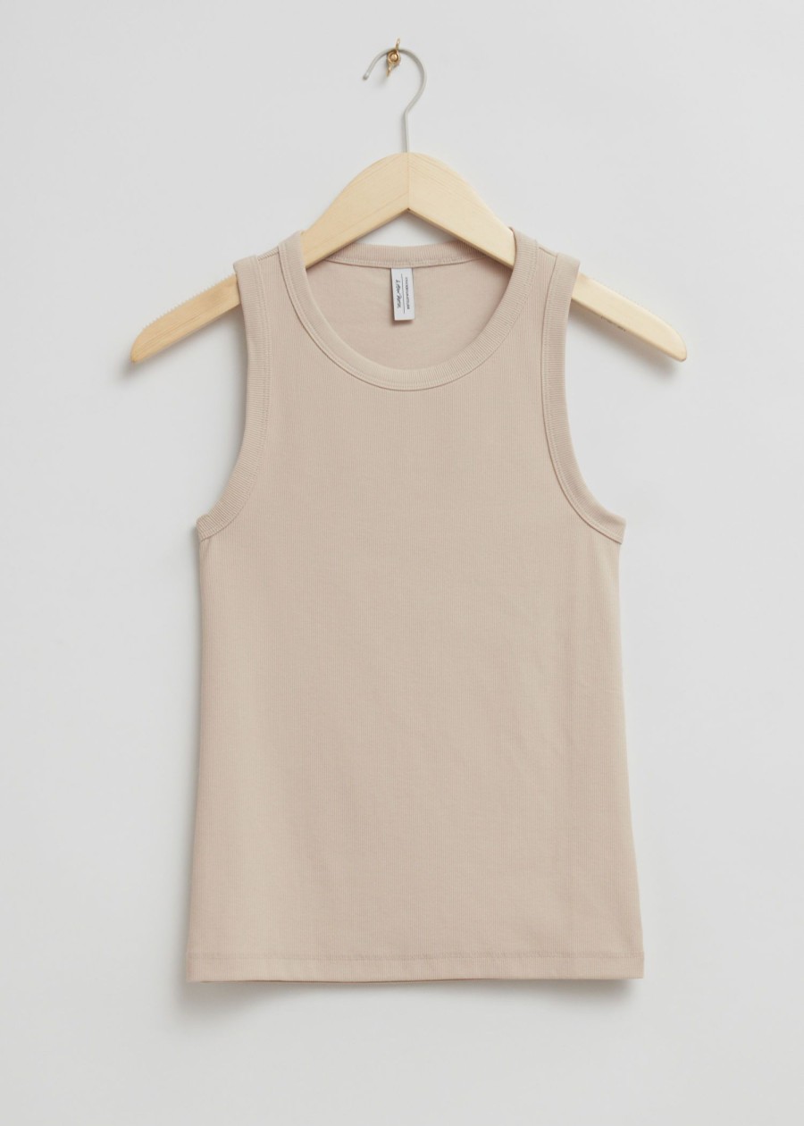 Klaer & Other Stories | Montert Tank Top Lys Beige