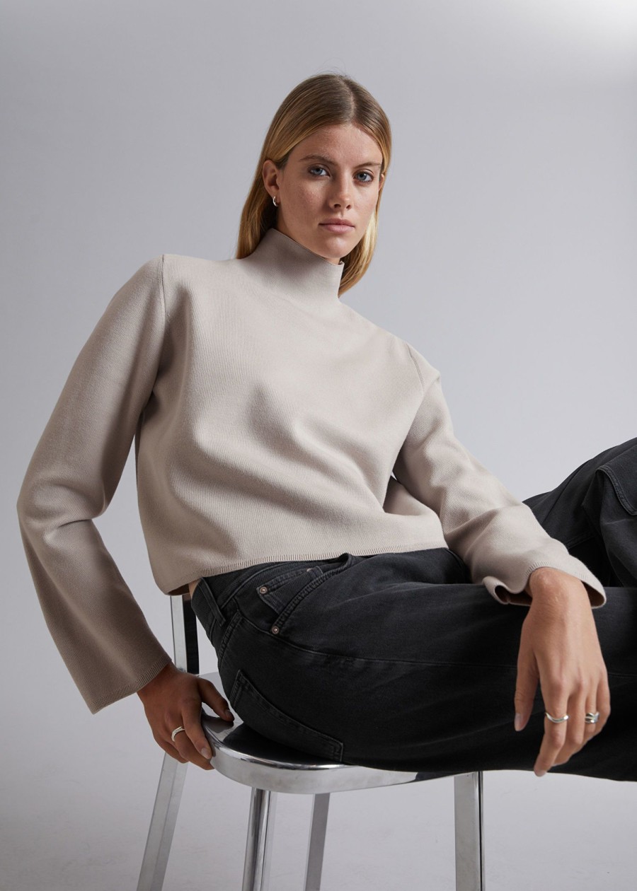 Klaer & Other Stories | Boxy Turtleneck Strikket Genser Muldvarp