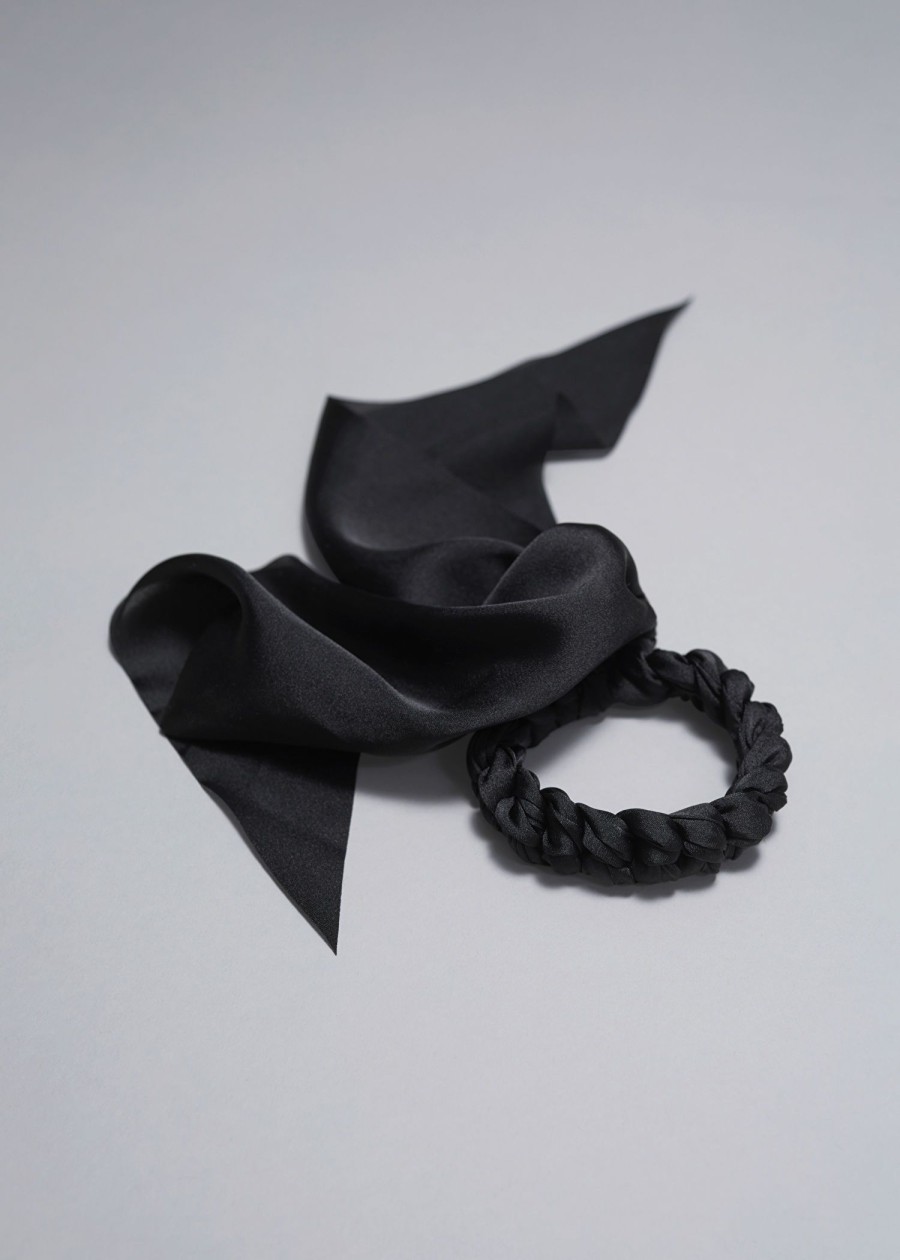 Tilbehor & Other Stories | Sateng Skjerf Tie Scrunchie Svart