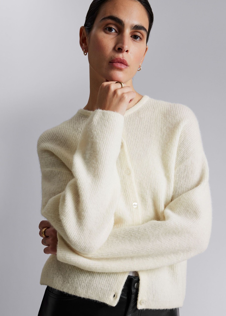 Klaer & Other Stories | Strikket Cardigan Elfenbein