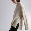 Klaer & Other Stories | Mock-Neck Strikket Genser Beige