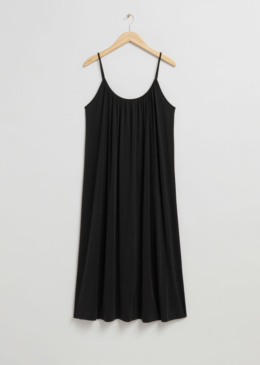 Klaer & Other Stories | Gathered Detail Strappy Dress Svart