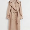 Klaer & Other Stories | Avslappet Trenchcoat Med Lang Passform Stovet Beige