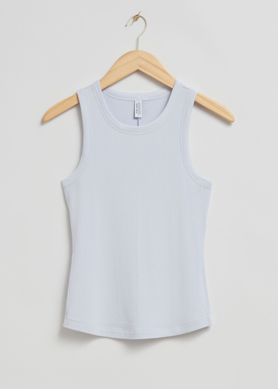 Klaer & Other Stories | Montert Tank Top Lyse Bla