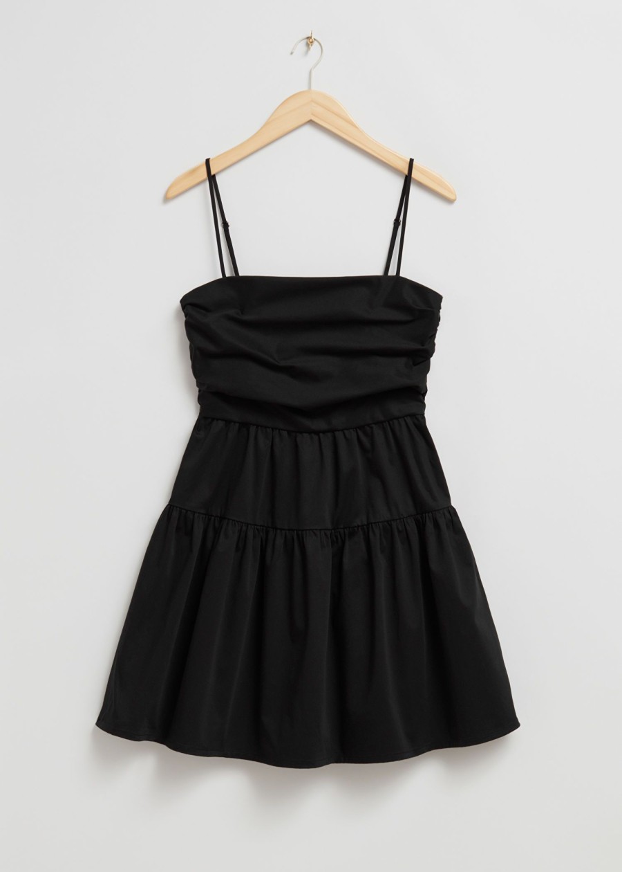 Klaer & Other Stories | Babydoll Plissert Bodice Dress Svart