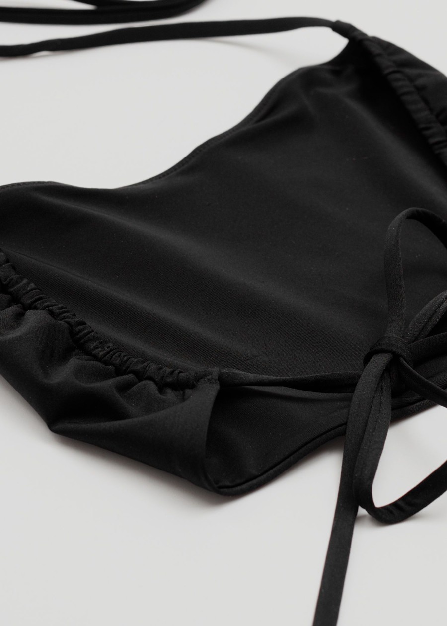 Badetoy & Other Stories | Rygglos Bandeau Bikinitopp Svart