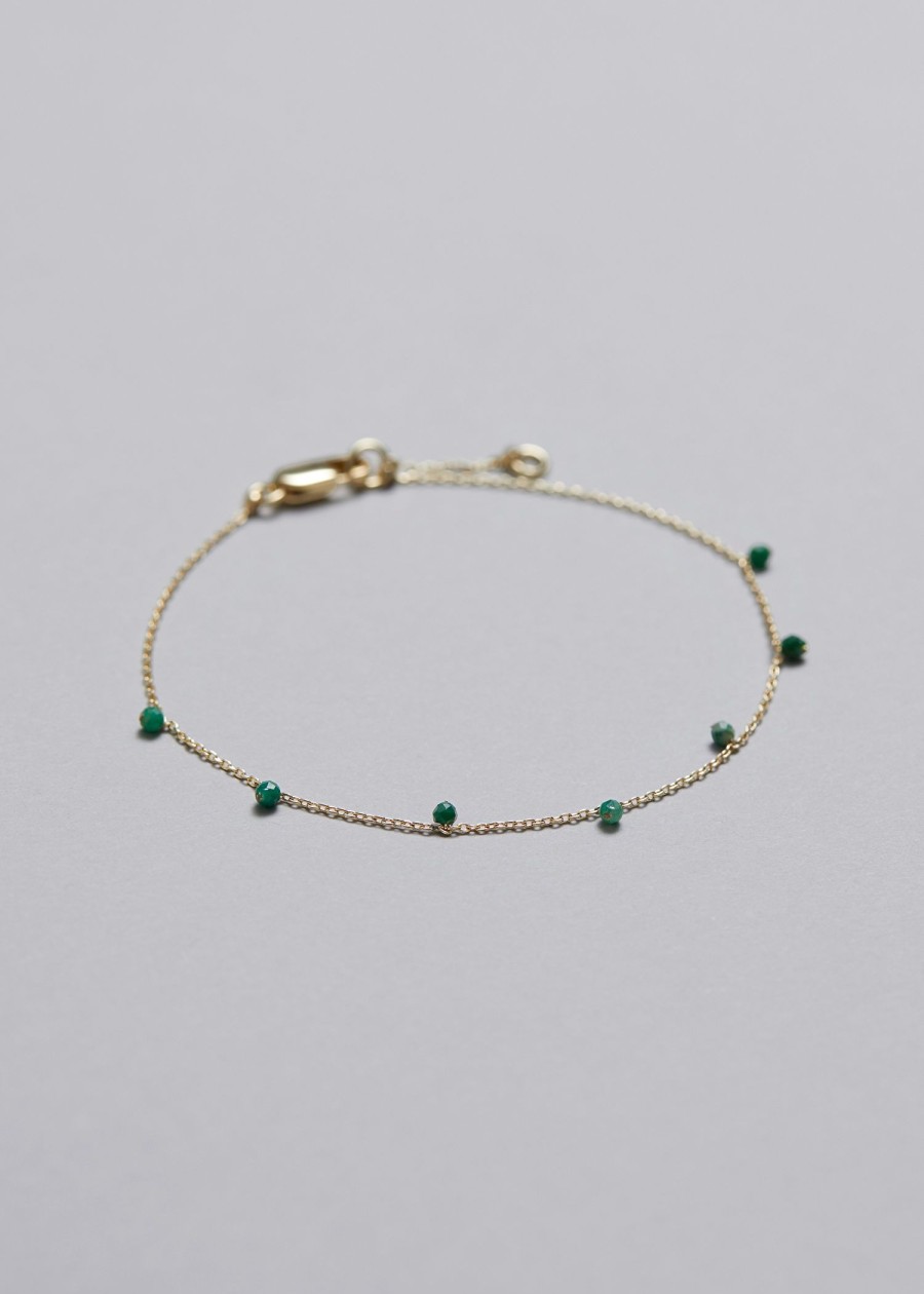 Smykker & Other Stories | Gemstone Anheng Kjede Armband Smaragd