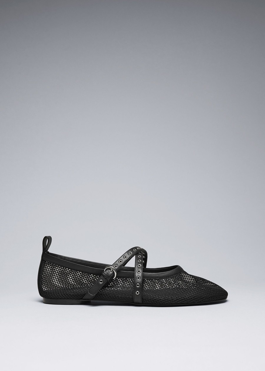 Sko & Other Stories | Mesh Ballet Flats Svart