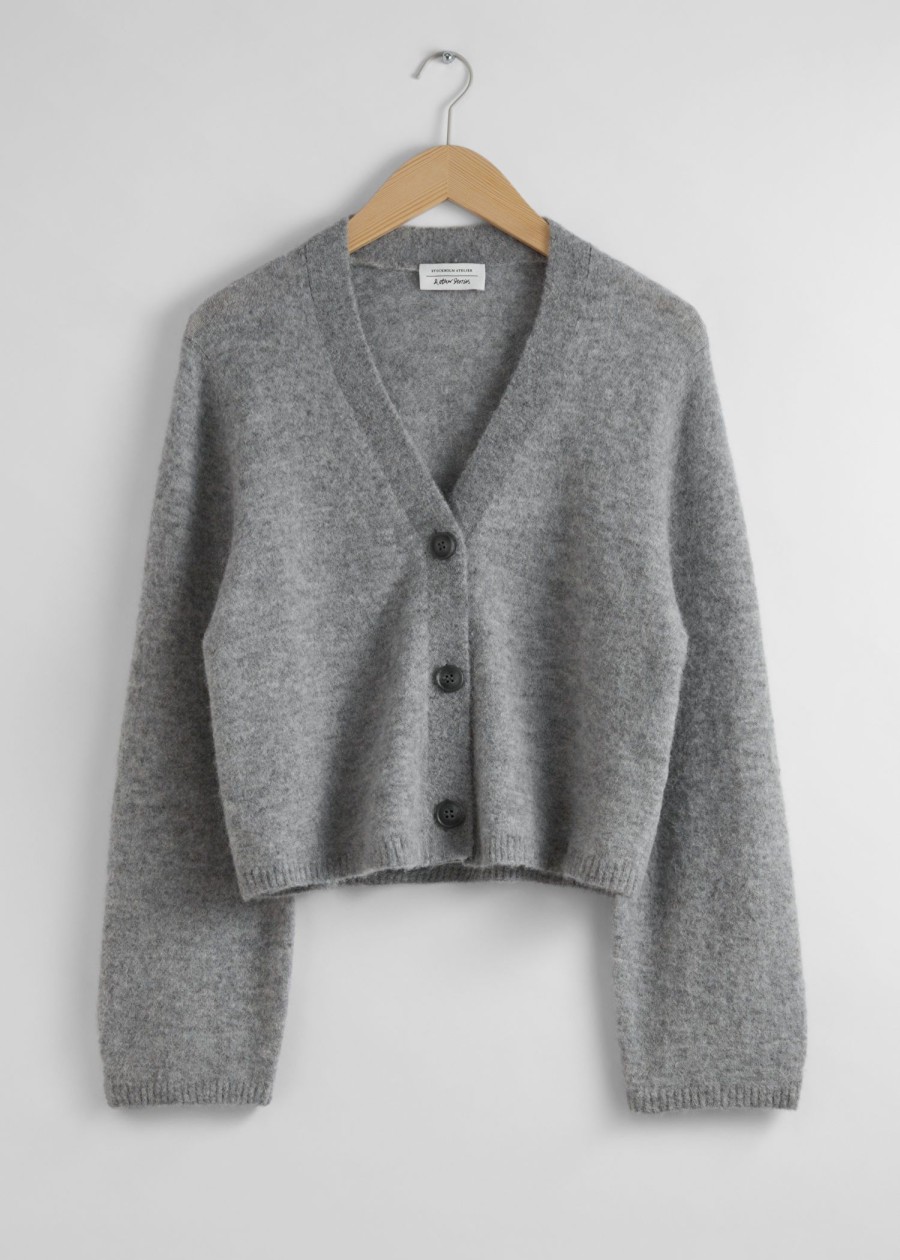 Klaer & Other Stories | Oversized Strikket Cardigan Gra