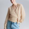 Klaer & Other Stories | Strikket Wrap Cardigan Beige