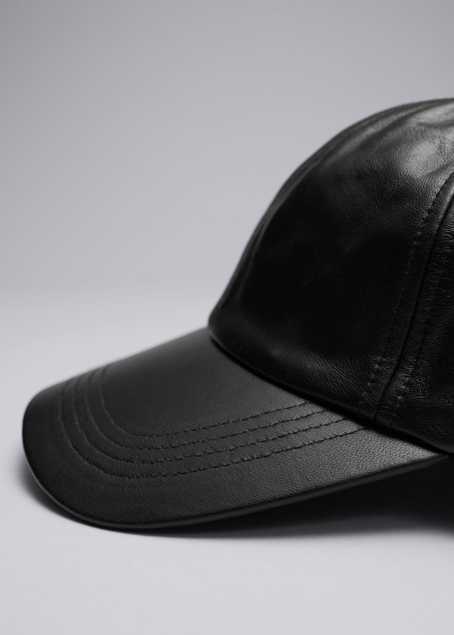 Tilbehor & Other Stories | Baseballcaps I Skinn Svart