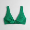 Badetoy & Other Stories | Crepe Knot Tie Bikinitopp Gronn