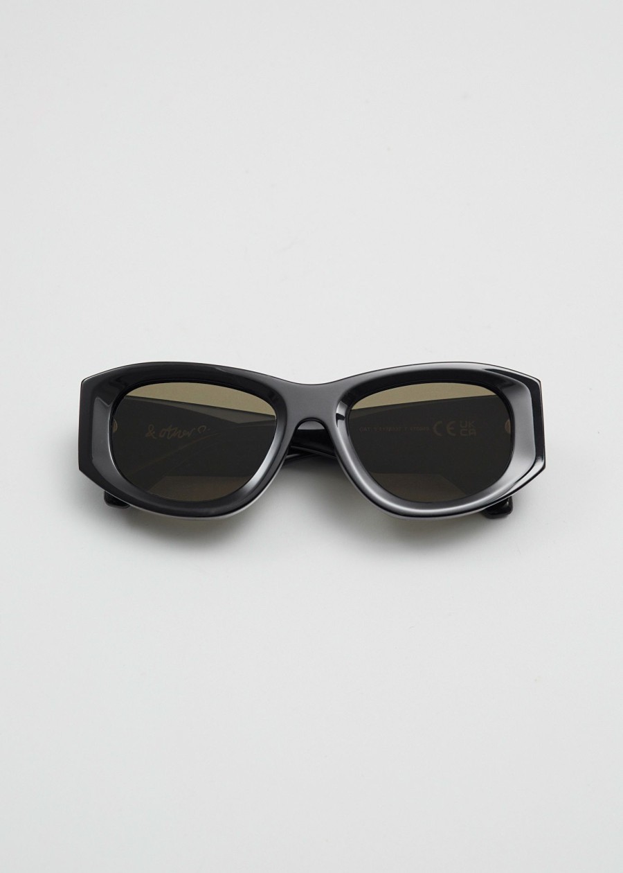 Tilbehor & Other Stories | Sporty Silhouette Acetate Solbriller Svart