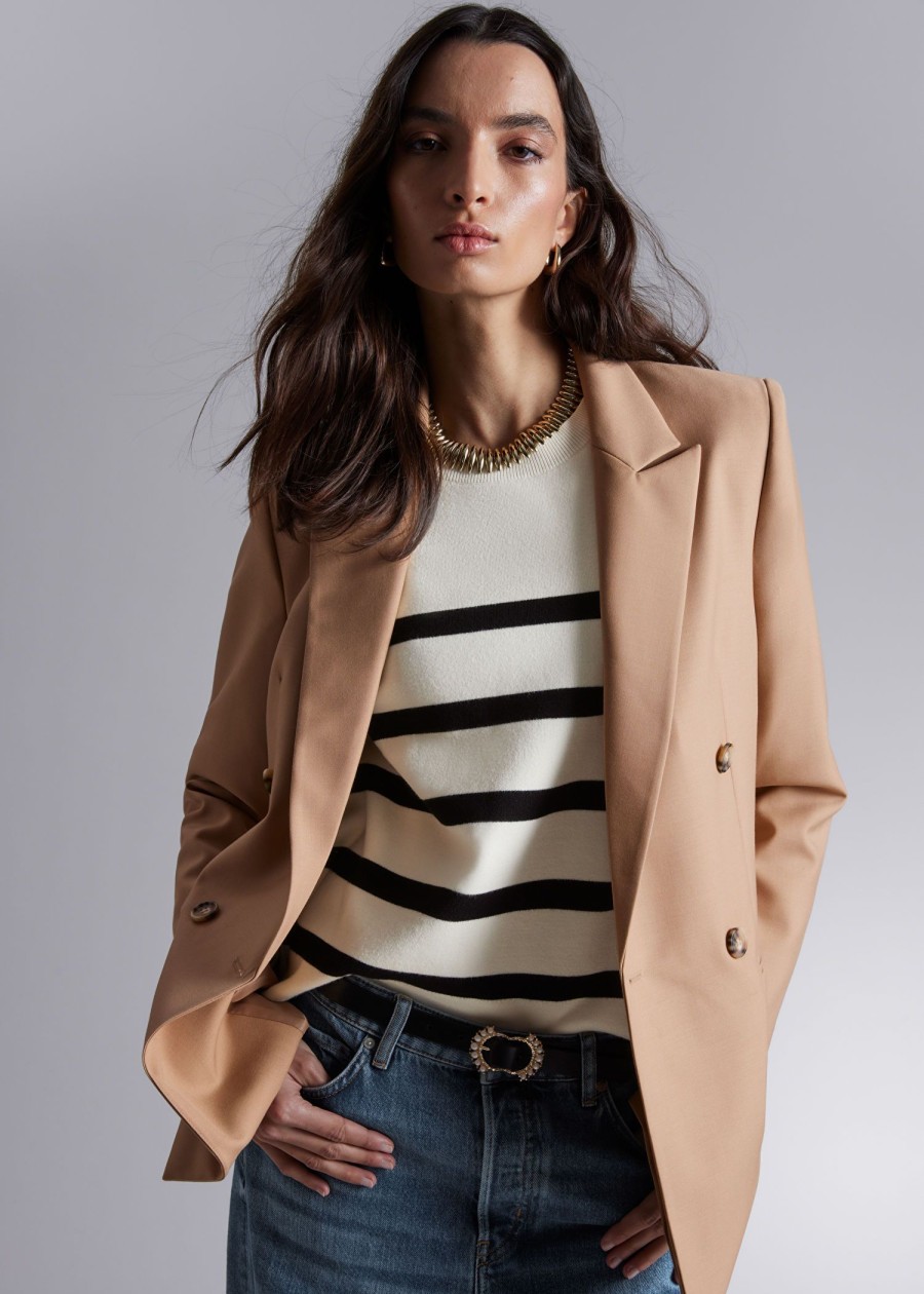 Klaer & Other Stories | Skreddersydd Blazer Stovet Beige