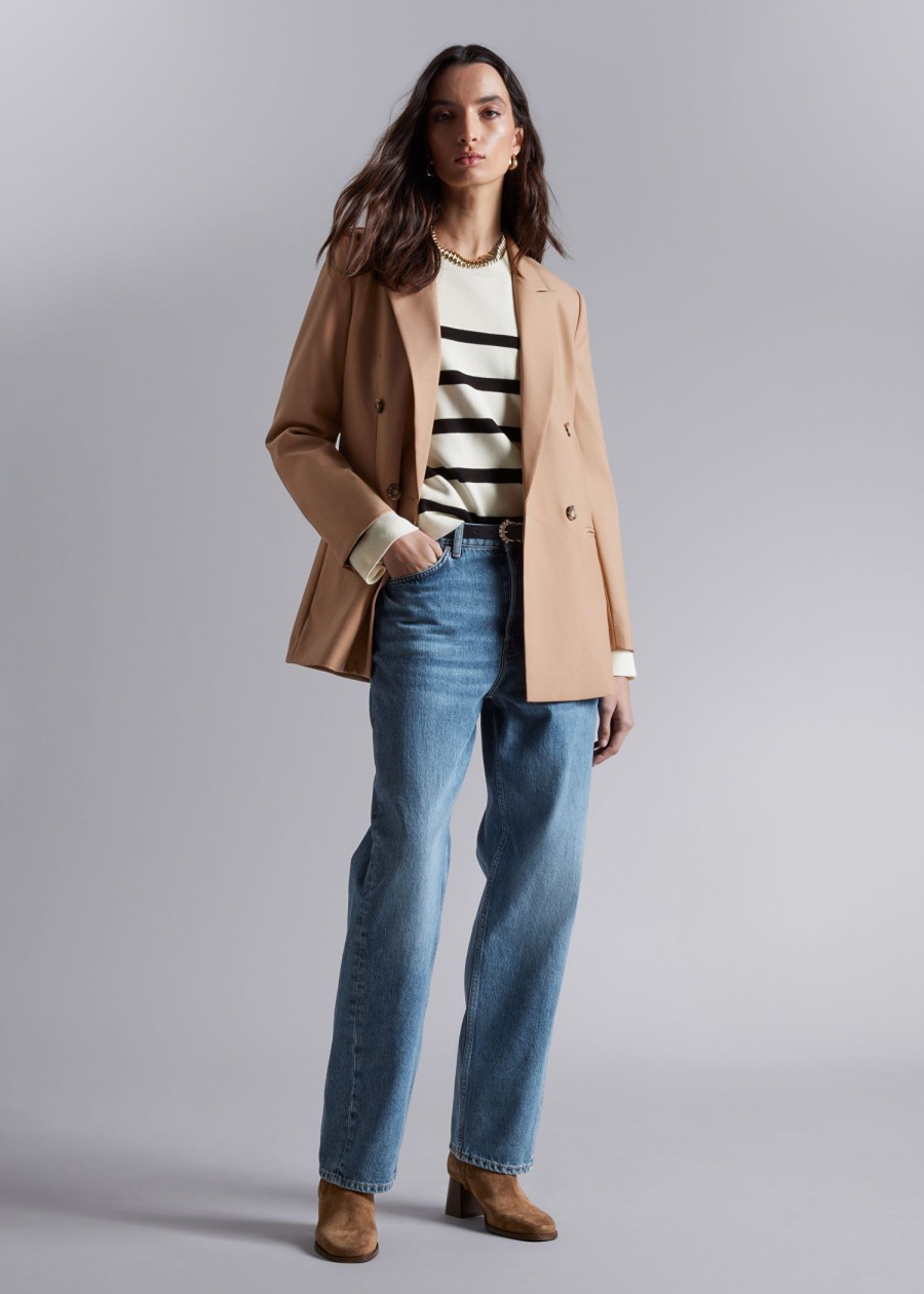 Klaer & Other Stories | Skreddersydd Blazer Stovet Beige