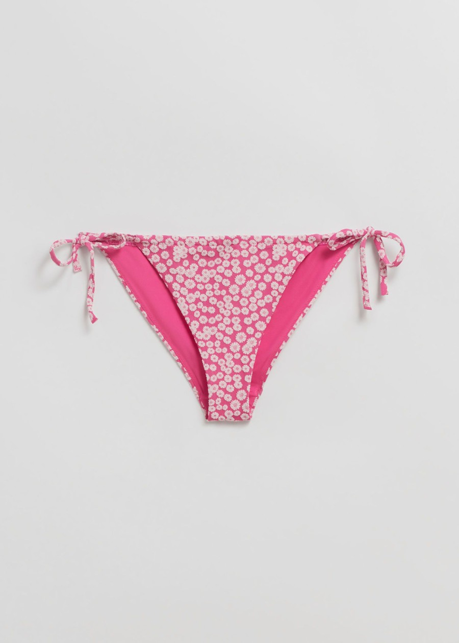 Badetoy & Other Stories | Teksturert Bikinitruse Fuchsia