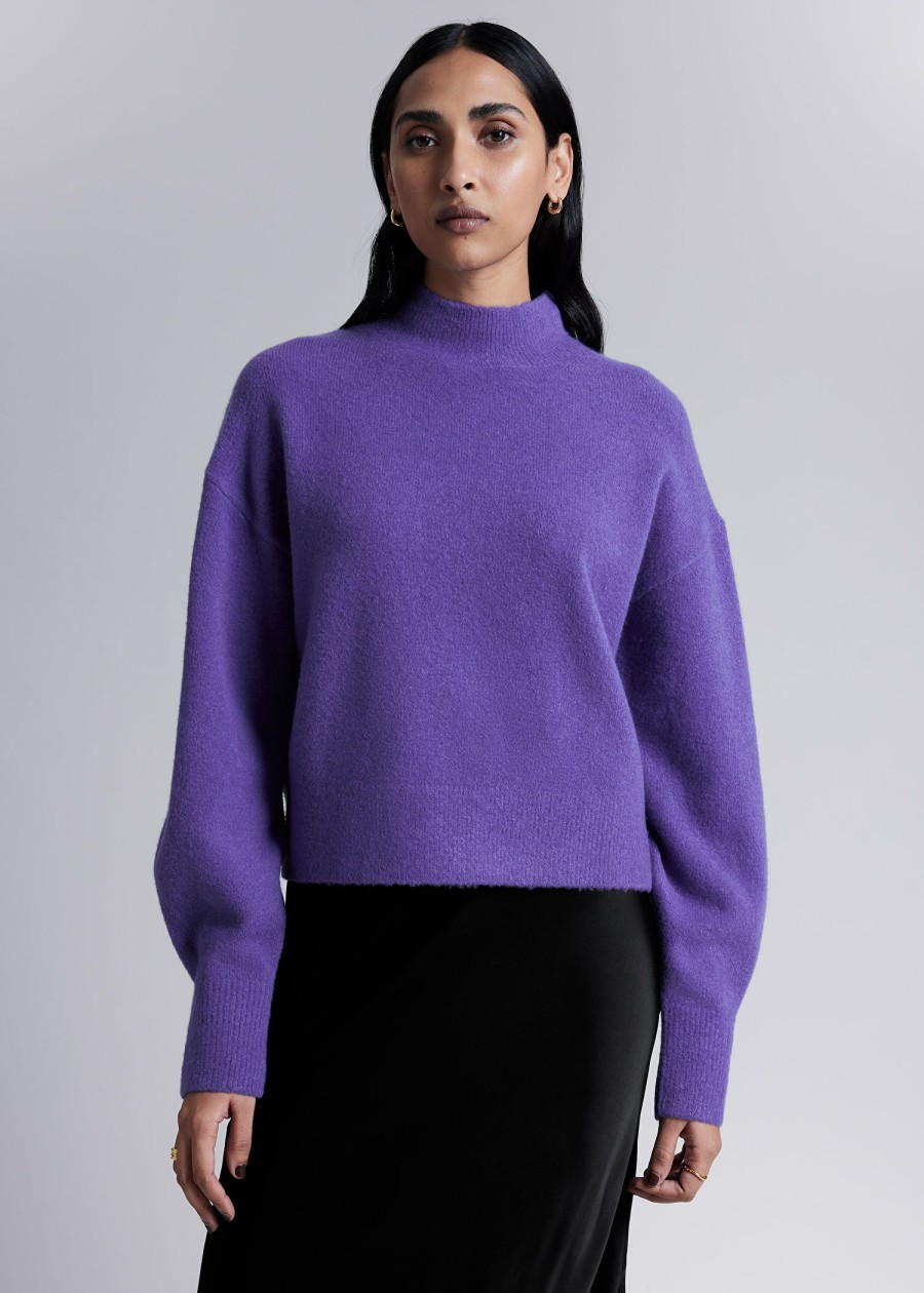 Klaer & Other Stories | Mock-Neck Genser Lilla