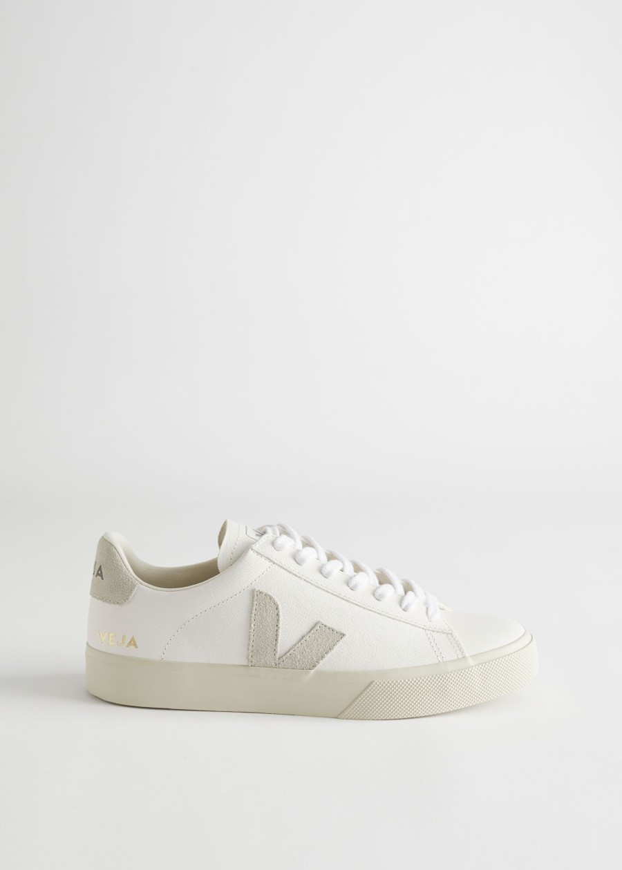 Sko & Other Stories | Veja Campo Skinnsneakers Hvit/Beige