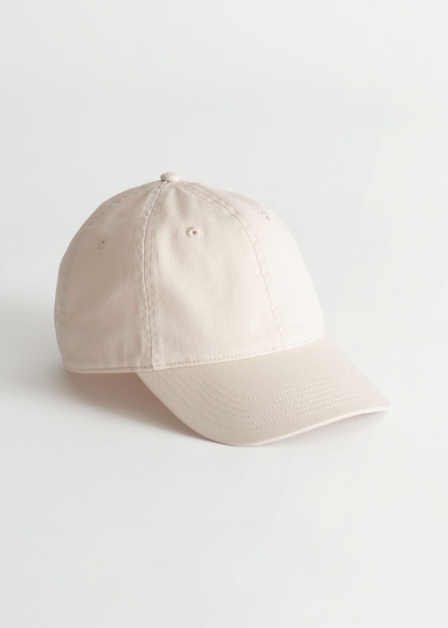 Tilbehor & Other Stories | Klassisk Baseballcaps Krem