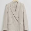 Klaer & Other Stories | Avslappet Passform Dobbeltspent Skreddersydd Blazer Lys Beige