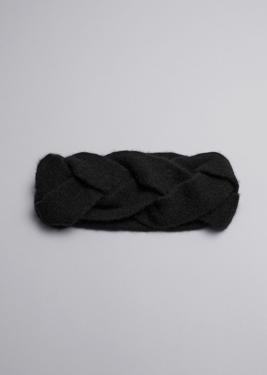 Tilbehor & Other Stories | Flettet Cashmere Panneband Svart