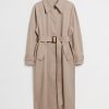 Klaer & Other Stories | Avslappet Mellomlang Trenchcoat Beige