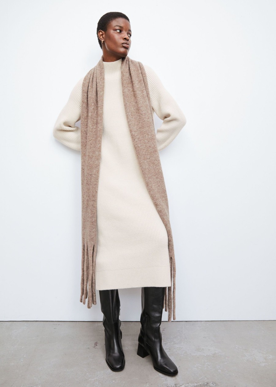 Tilbehor & Other Stories | Oversized Skjerf I Ullblanding Beige