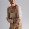 Klaer & Other Stories | Slim-Fit Myk Strikket Topp Beige