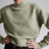 Klaer & Other Stories | Mock-Neck Genser Lys Khaki