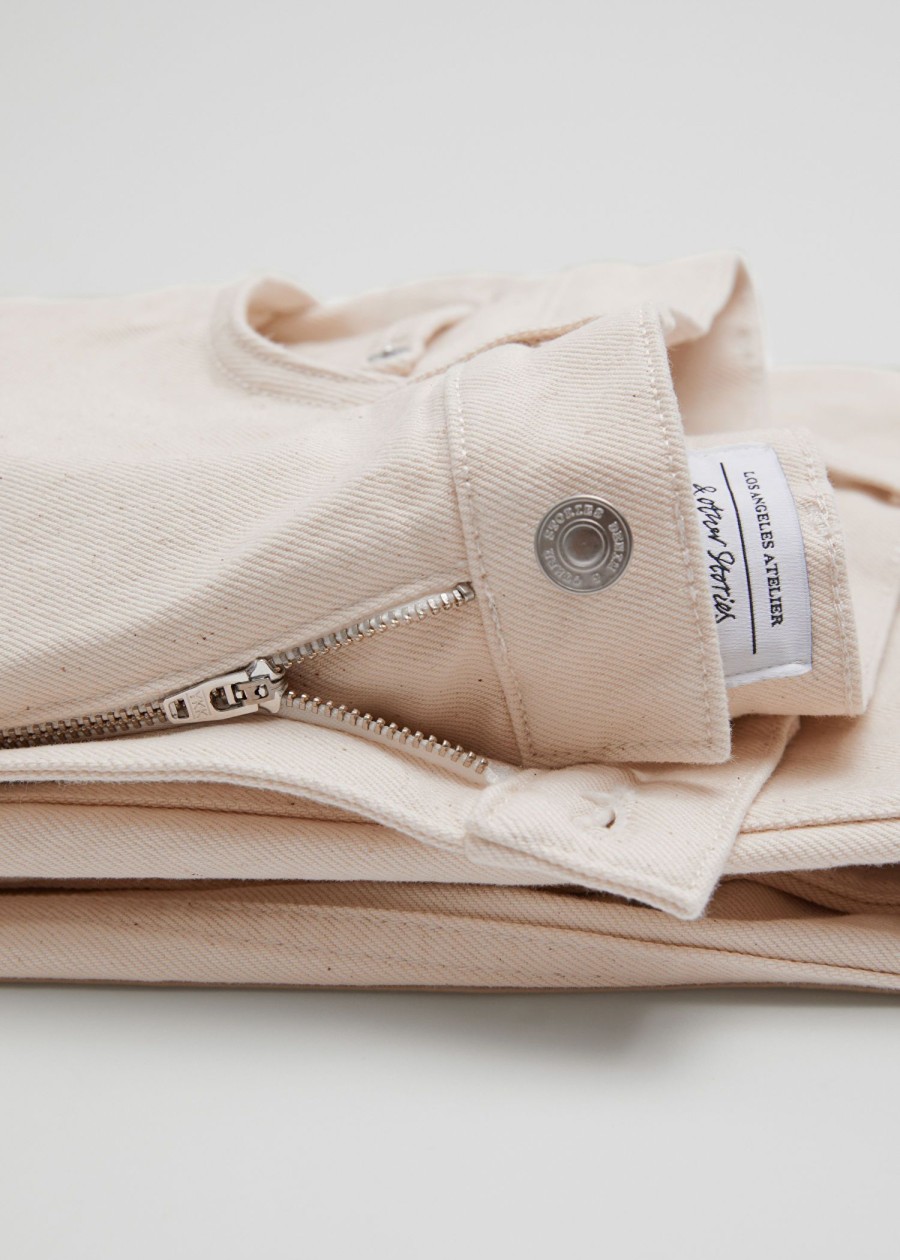 Klaer & Other Stories | Bred Cropped Jeans Lys Beige