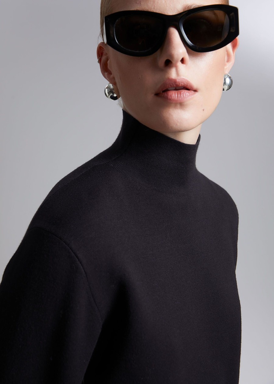 Klaer & Other Stories | Boxy Turtleneck Strikket Genser Svart