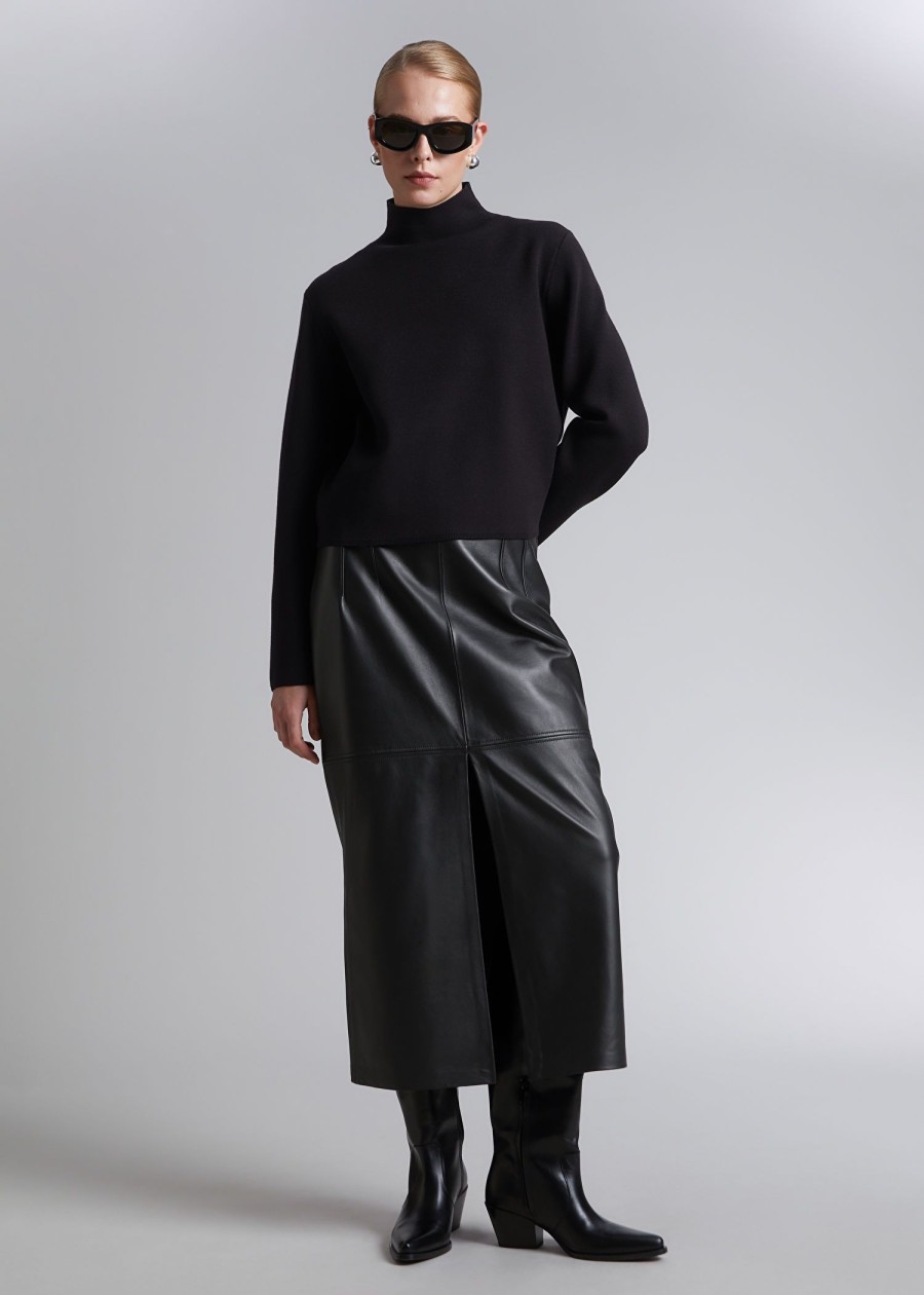 Klaer & Other Stories | Boxy Turtleneck Strikket Genser Svart