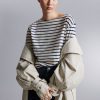 Klaer & Other Stories | Breton Stripe Topp Navy Stripes